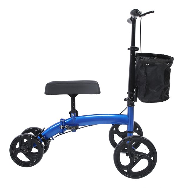 Qiilu Genouillère Réglable Récupération après Blessure au Pied Genouillère Jambe Genouillère Trottinette