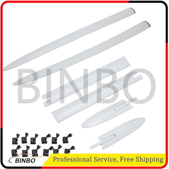 6Pcs Convertible Roof Moulding Left Right Side with Clips