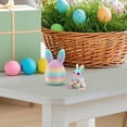 thumbnail image 5 of Toyeng 3D Printed Easter Eggs with Bunny Inside, Easter Basket Stuffers,Articulated,Flexible,Easter Gifts Home Executive Desk Decor,Easter Surprise Rabbit Eggs Rainbow B 8.5*5 cm, 5 of 6