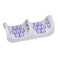 thumbnail image 1 of Rodillo de masaje para pies, masajeador de pies de varias filas, masajeador de tejido profundo, muscular, portátil, arco Violeta, 1 of 9