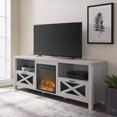 thumbnail image 5 of 70 Inch Tv Stand Living Room Furniture Stone freight Free Home My Lux Decor Round, 5 of 5