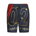 thumbnail image 6 of Daiia 2025 New Year 2 Mens Woven Stretch Pajama Short,Short Pajama Pants-3X-Large, 6 of 7