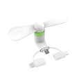 thumbnail image 2 of Leeye White Phone Fan, USB Plug-In Portable Mini Fan, Small Cooling Fan for Type-C Phones, Gaming Accessory, 0.13lb, 2 of 4