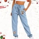 thumbnail image 2 of Gibobby Pantimedias Termicas Mujer Navidad Diversión Animal Print Deportes Pantalones Calientes Pantalones Casuales Slim Fit（Aqua， L), 2 of 4