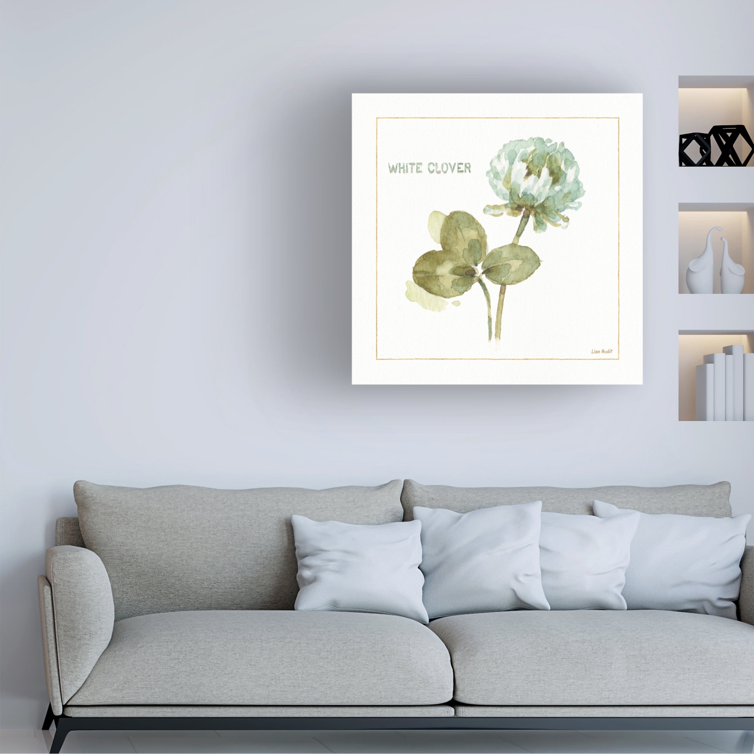 Trademark Fine Art "My Greenhouse Clover" Canvas Art by Lisa Audit