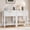 White, variant on Aufeile Nightstand with Charging Station, 3 Drawer Nightstand for Bedroom, Fluted Bedside Table with USB Ports, Modern Wood Bedroom Side Table with Drawers, White