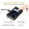 thumbnail image 4 of VNA 10KHz-1.5Ghz Vector Network Analyzer Kit MF HF VHF UHF 2.8" Antenna Analyzer Measuring Spectrum Analyzer VNA ,Multiple Functions, 4 of 7