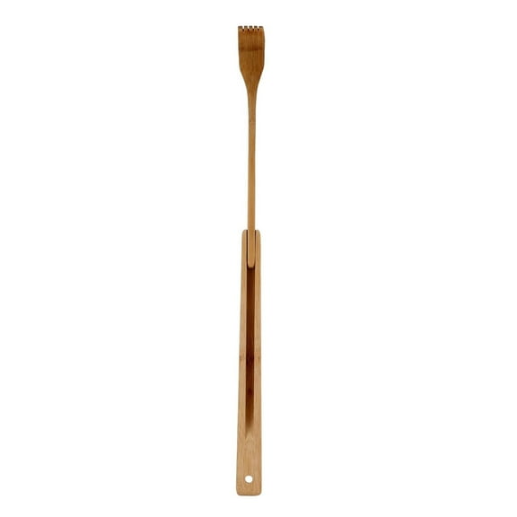 YJINE Bamboo Back Folding Scratcher Hand Body Backscratcher Travel Size Extendable Long Handle Back Scratcher,Wood Back Scratcher for Adults Men Elderly Itching Relief Portable