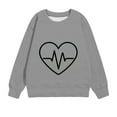 thumbnail image 4 of Edvintorg 1-12 Years Toddler Girl Sweatshirt Fall Winter School Clothes Outfit Cute Pattern Printed Crewneck Long Sleeve Pullover Tops Christmas Gift Kids Clothes Boys Children's Clothing, 4 of 4