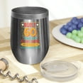 thumbnail image 2 of Vintage Built 60 Years Ago, All Parts Original, 60th Birthday, Stainless Steel 12oz Wine Tumbler, 2 of 5