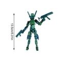 thumbnail image 3 of 2 PC T13 Action Figure Set Titan 13 3D Printed Action Figure Lucky Dummy Nova 13 Action Figure Collectors Desktop Decorations 5.3", 3 of 8