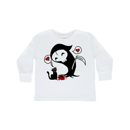 

Inktastic Kitty Loves Death Gift Toddler Boy or Toddler Girl Long Sleeve T-Shirt
