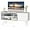 White, variant on SAZYY TV Stand for 48 Inch TV, Mid Century Modern Entertainment Center with Storage Cabinet, TV Media Console with Charging Station for Living Room, Bedroom,