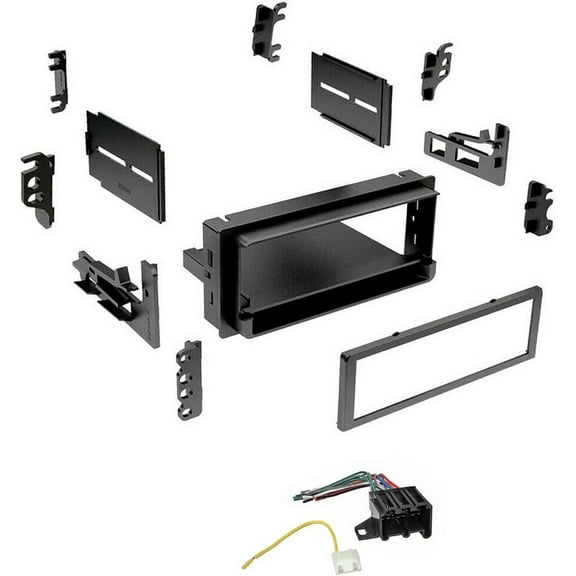 Single DIN Car Stereo Radio Installation Dash Kit for Select 1892-2005 Buick Cadillac Chevrolet GMC Oldsmobile Pontiac and Saturn