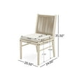 thumbnail image 3 of GDF Studio Benedict Outdoor Acacia Wood Dining Chairs, Set of 2, 3 of 8
