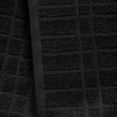 thumbnail image 3 of Mainstays Performance Cotton 6-Piece Bath Towel Set, Super Soft Quick Dry Fade Resistant, Textured Black, 3 of 7
