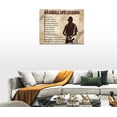 thumbnail image 4 of Baseball Wall Art Boy Men Room Baseball Life Lessons Quotes Wall Decor Baseball Poster Rustic Picture Canvas Prints Framed Modern Artwork for Home Living Room Bedroom Gym Playroom 16"x12", 4 of 6