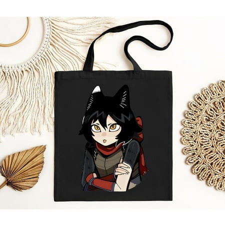 vintage Catgirl izutsumi Tri-blend Tote Bag-TH22231