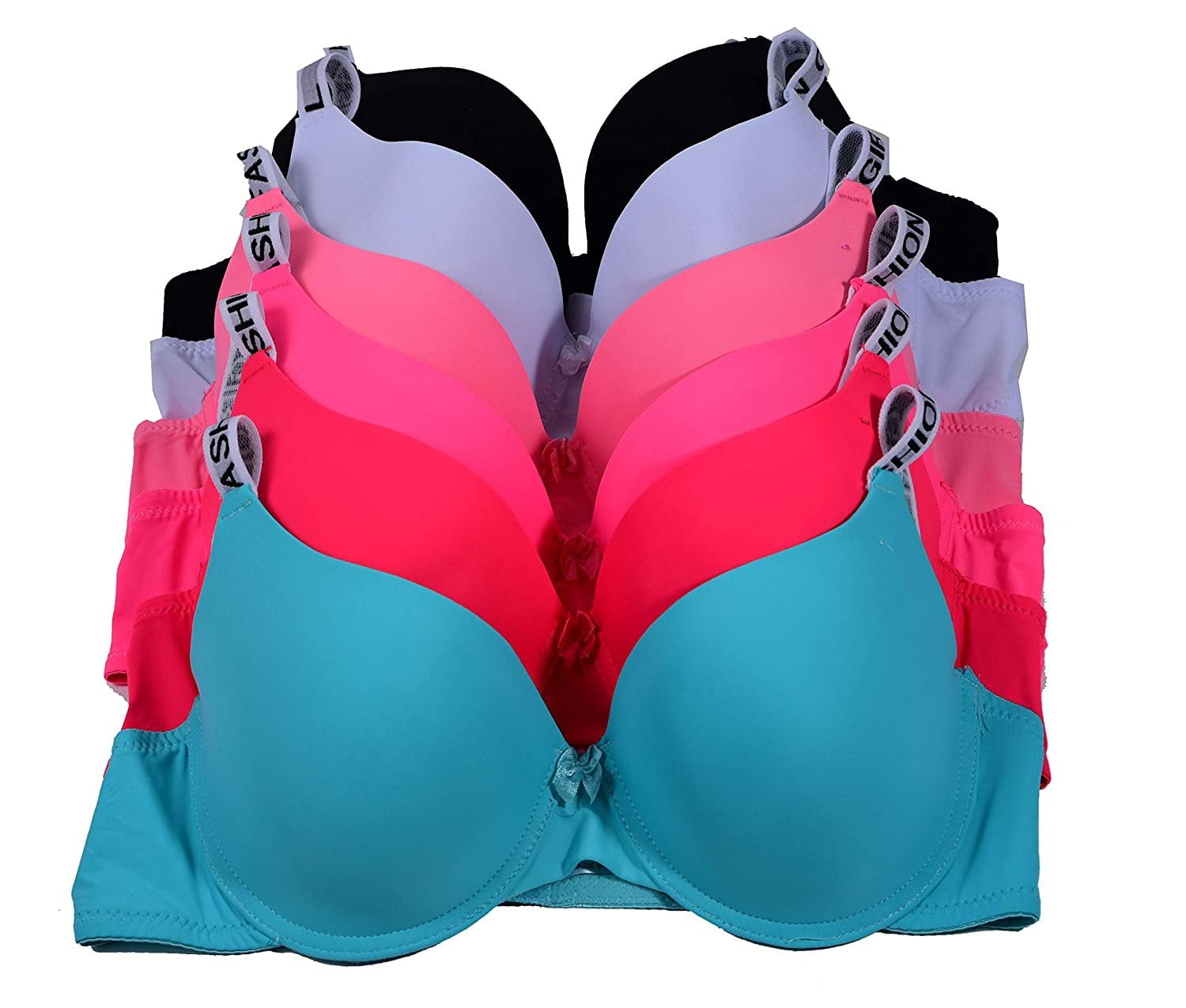 PINK Pink Women Bras 6 Pack Of Bra B Cup C Cup 34C Walmart 