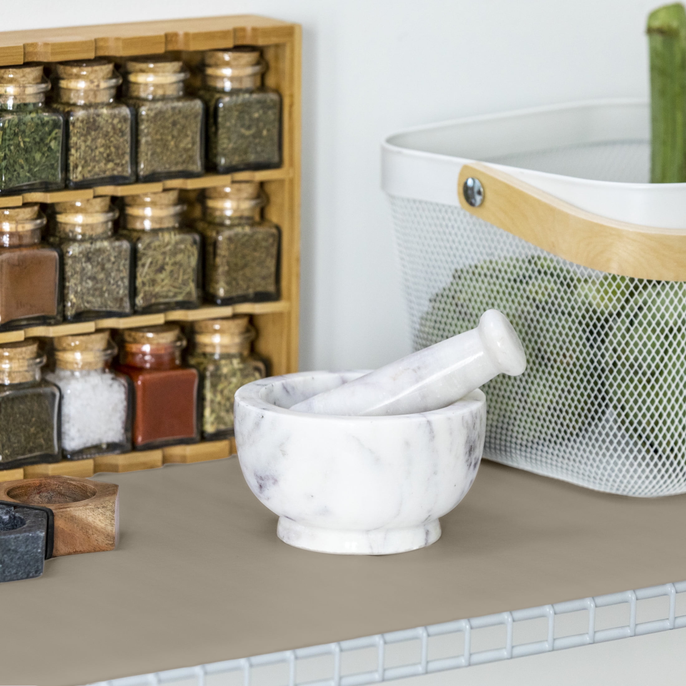 (2 pack) Solid Grip Shelf Liner with Clorox, Taupe, 20 in. x 18 ft. Roll