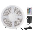 thumbnail image 1 of Juego de tira de luces LED de 10 m, música RGB, aplicación Bluetooth, lámpara de cinta inteligente con Control de 24 teclas para el hogar, enchufe estadounidense de 100-240V, 1 of 5
