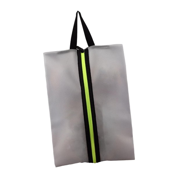 Bolsa de almacenamiento de zapatos, bolsa de almacenamiento ligera de viaje con cremallera, a prueba de polvo, impermeable, zapatos de gimnasio, bolsa , GRIS BLESIY Bolsas de zapatos de viaje
