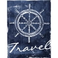 thumbnail image 3 of Grey, Jace 19x24 Black Modern Framed Museum Art Print Titled - Travel To Your Blue, 3 of 5