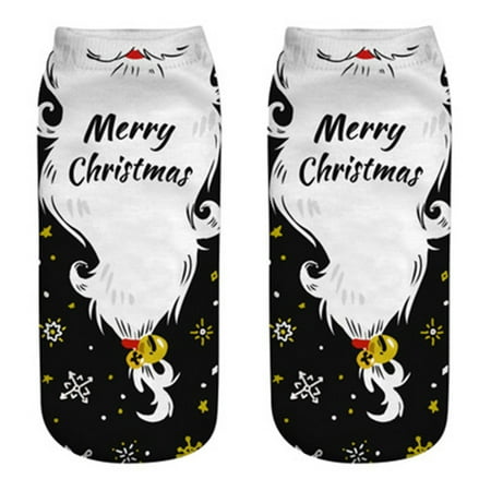 

Qazqa Comfortable Christmas Cotton Sock Slippers Short Print Ankle Socks