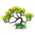 thumbnail image 4 of Plantas acuáticas artificiales de algas verdes vívidas para decoración de peceras (Q'S015B), 4 of 13