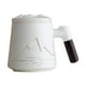 thumbnail image 1 of Taza de té, taza de café, taza de té con tapa y asa, taza de porcelana, taza de agua, taza de té de porcelana Blanco, 1 of 9