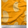 thumbnail image 1 of Soimoi Cotton Jersey Fabric Paisley Block Decor Fabric Printed Yard 58 Inch Wide, 1 of 1