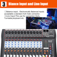 thumbnail image 4 of 12 Channel Live Studio Audio Mixer Mixing Console 3-band EQ w/ USB XLR Input , 4 of 12