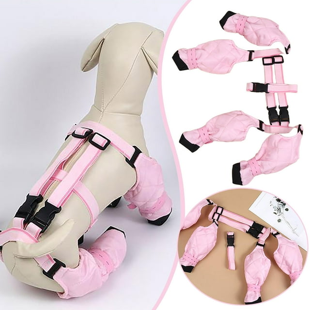 SIfdSeng Couvre-Chaussures pour Animaux Réutilisables, Chaussons pour Chiens pour Protecteurs Intérieurs et Extérieurs, Coussinets pour Pattes