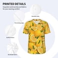 thumbnail image 5 of Rocae Yellow Limes for Breathable Men's Baseball T-Shirt Fashionable Casual Baseball Jersey, Moisture-wicking Sportswear Medium, 5 of 9