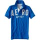 thumbnail image 1 of Aeropostale Solid Aero Ny 87 - Polo de rugby para hombre, color azul, pequeño, 1 of 1