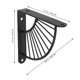 thumbnail image 2 of KAKOWELY 1Jgo Soporte De Metal Para Estantes De Pared Negro Multiusos Para Cocina Y, 2 of 8