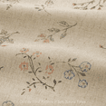 thumbnail image 6 of Psoiuetr Beige Linen Shower Curtain Floral Vintage French Country Shower Curtain for Bathroom 72" W x 72" L, 6 of 6