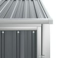 thumbnail image 7 of vidaXL Tool Shed Outdoor Storage Shed with Lockable Door Galvanized Steel, 7 of 7
