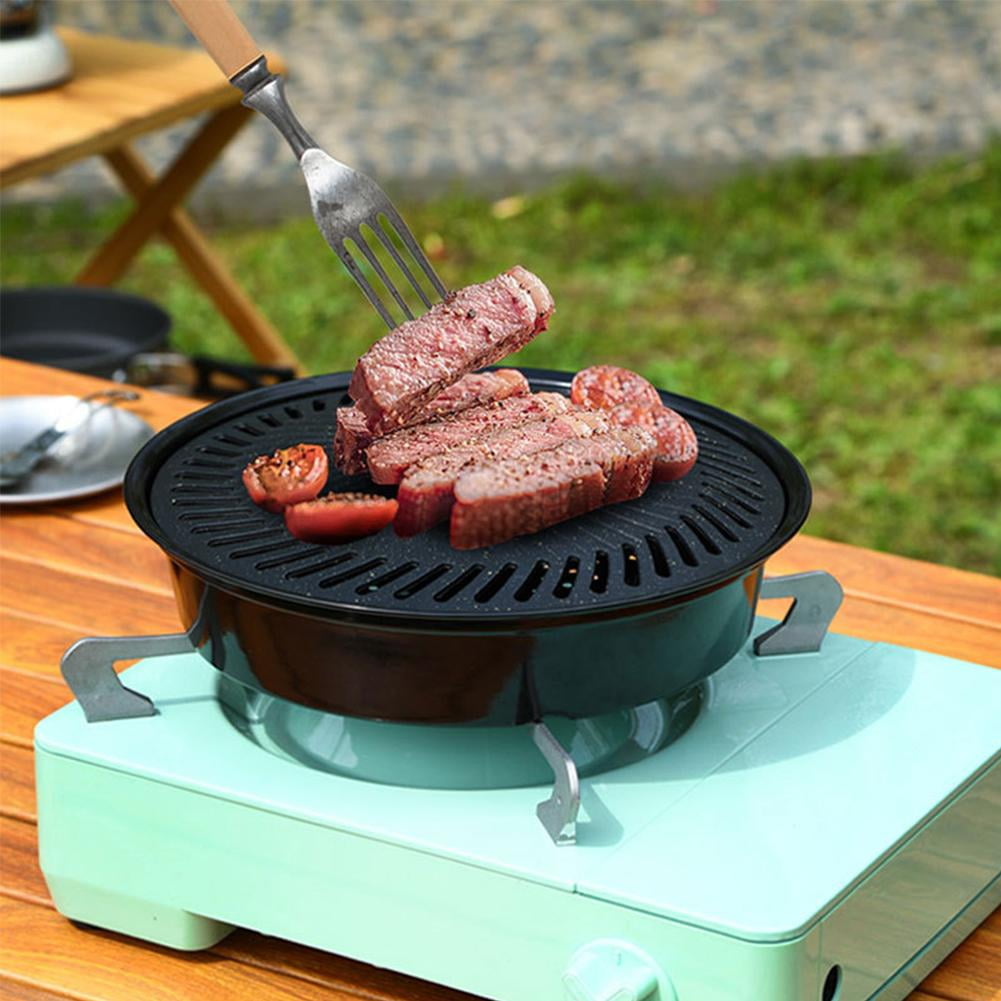 BBQ Grill Pan Non Stick Aluminum BBQ Plate for Outdoor Cooking,Stove top Grill,Barbecue Trays and Grills for Outdoor Camping, BBQ Plate, Grill pan Stove top Grill pan Grill pan for Indoor Cooking