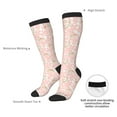 thumbnail image 4 of Fotbe Easter Bunny Calcetas Divertidas Estampadas para Hombre y Mujer, Calcetas de Algodón hasta la Rodilla para Caminar, Correr, Enfermería y Embarazo, 4 of 6