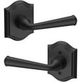 thumbnail image 2 of Baldwin Reserve FDFEDLTAR190 Left Hand Full Dummy Federal Lever and Traditional Arch Rose Satin Black Finish, 2 of 4