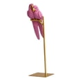 thumbnail image 2 of Novedad resina pájaro escultura estatua estatuilla coleccionable estante decoración de escritorio para oficina en hogar (adorno con soporte Soledad Esculturas de estatuas de resina, 2 of 10