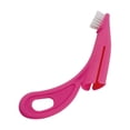 thumbnail image 2 of Cepillo de dientes para dedos de perro, cerdas de nailon, cuidado bucal Dental, cepillo para dedos para mascotas, Kit de cuidado de encías para perros y gatos, rojo, 2 of 10