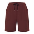 thumbnail image 3 of yillto Mens Casual Shorts 5 Inch Summer Loose Elastic Waist Comfy Breathable Athletic Jogger Shorts, 3 of 4