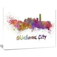thumbnail image 1 of Design Art Oklahoma Skyline Canvas Print, 1 of 3