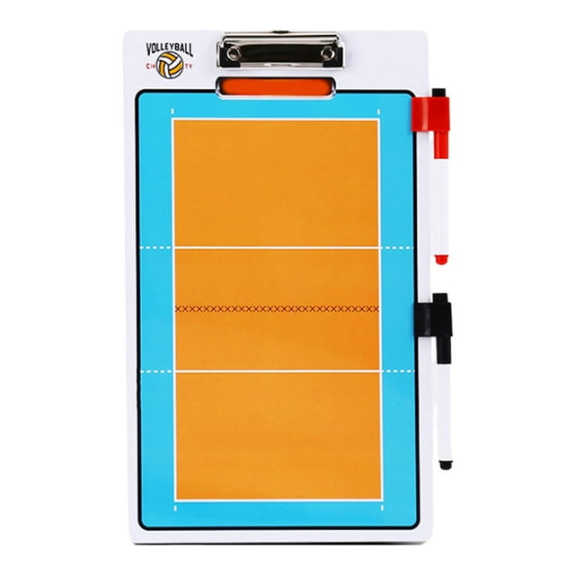 Almencla Ball Coaching Board Coaches Clipboard Practice Board for Training Techniques Volleyball