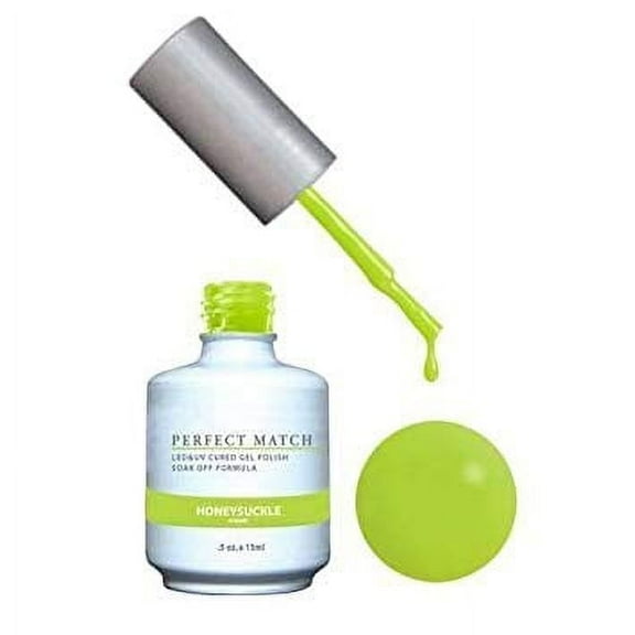 LECHAT Perfect Match Pair of Soak off Gel   Matching Nail Polish - PMS98 Honeysuckle
