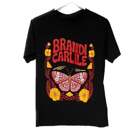 Reprint Rare Brandi Carlile Live On Concert Photo T-shirt All S to 5XL SEN356
