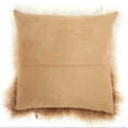 thumbnail image 2 of Nourison Couture Fur Ombre Tibetan Lamb Decorative Throw Pillow, 20" x 20", Beige/White, 2 of 5
