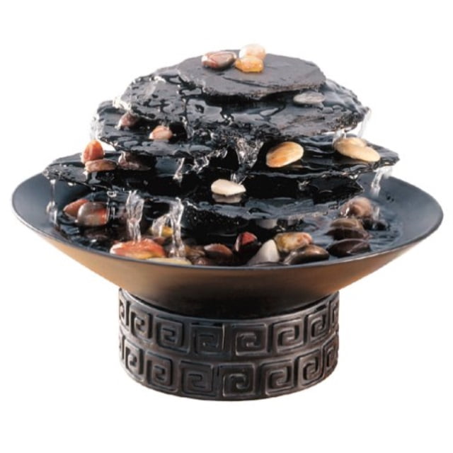 homedics wfrock rock garden tabletop fountain
